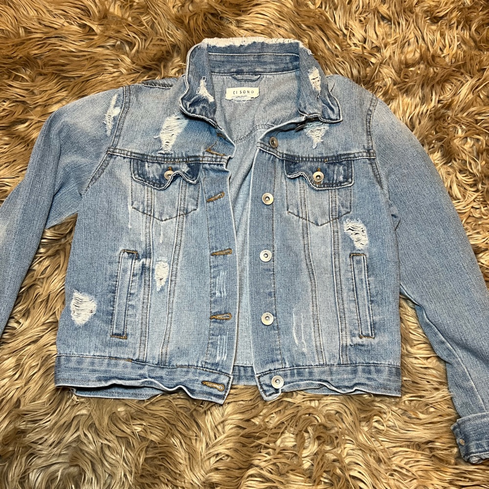 Jean Jacket Distressed